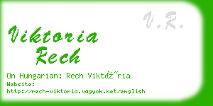viktoria rech business card